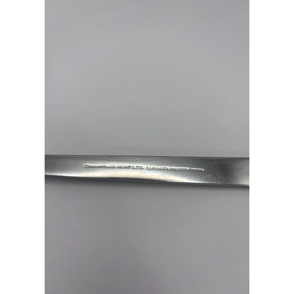 Stainless Steel Serving Fork Heritage Mint Fancy Elegant Classy Quality